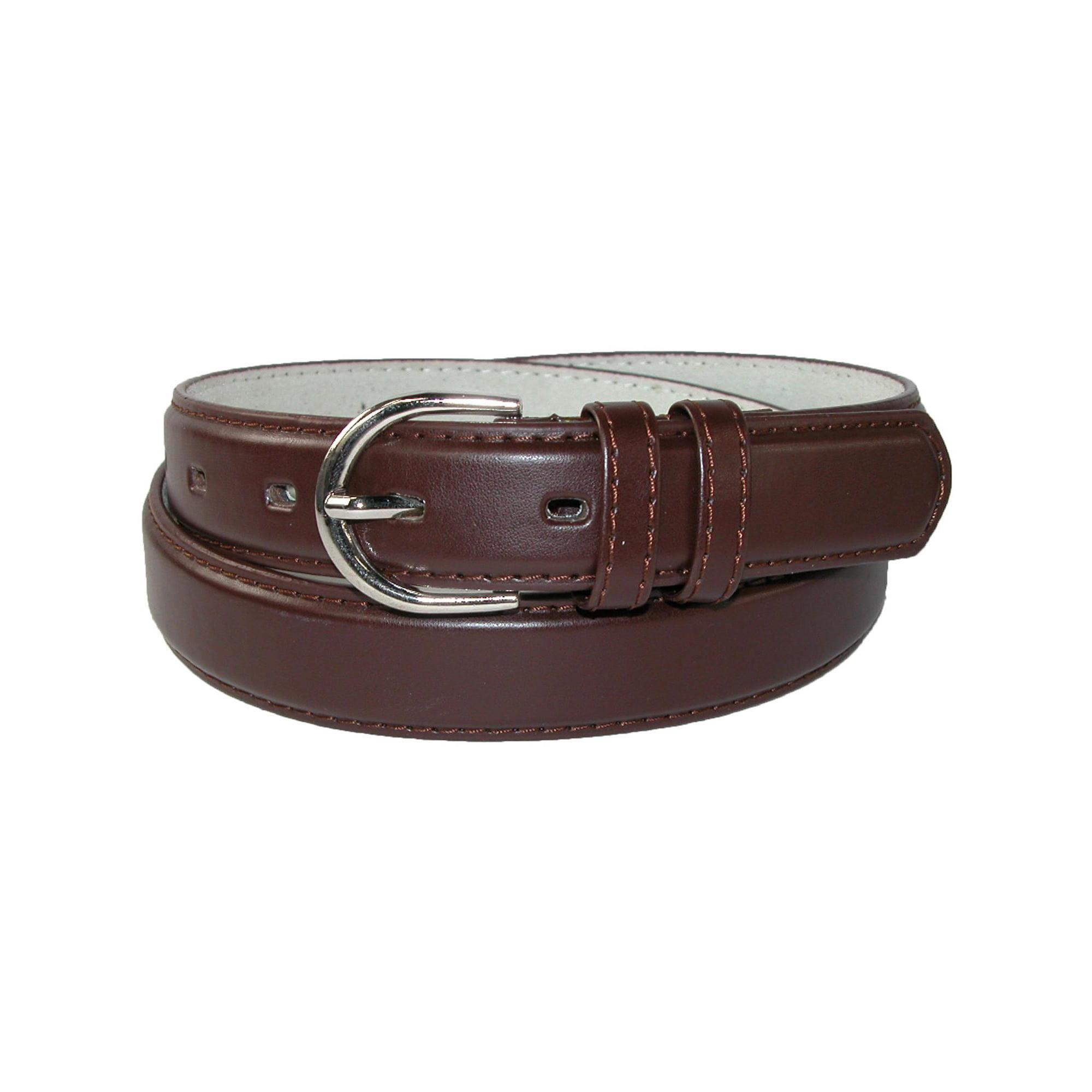 CTM Leather 1 1/8 Inch Dress Belt (Women)