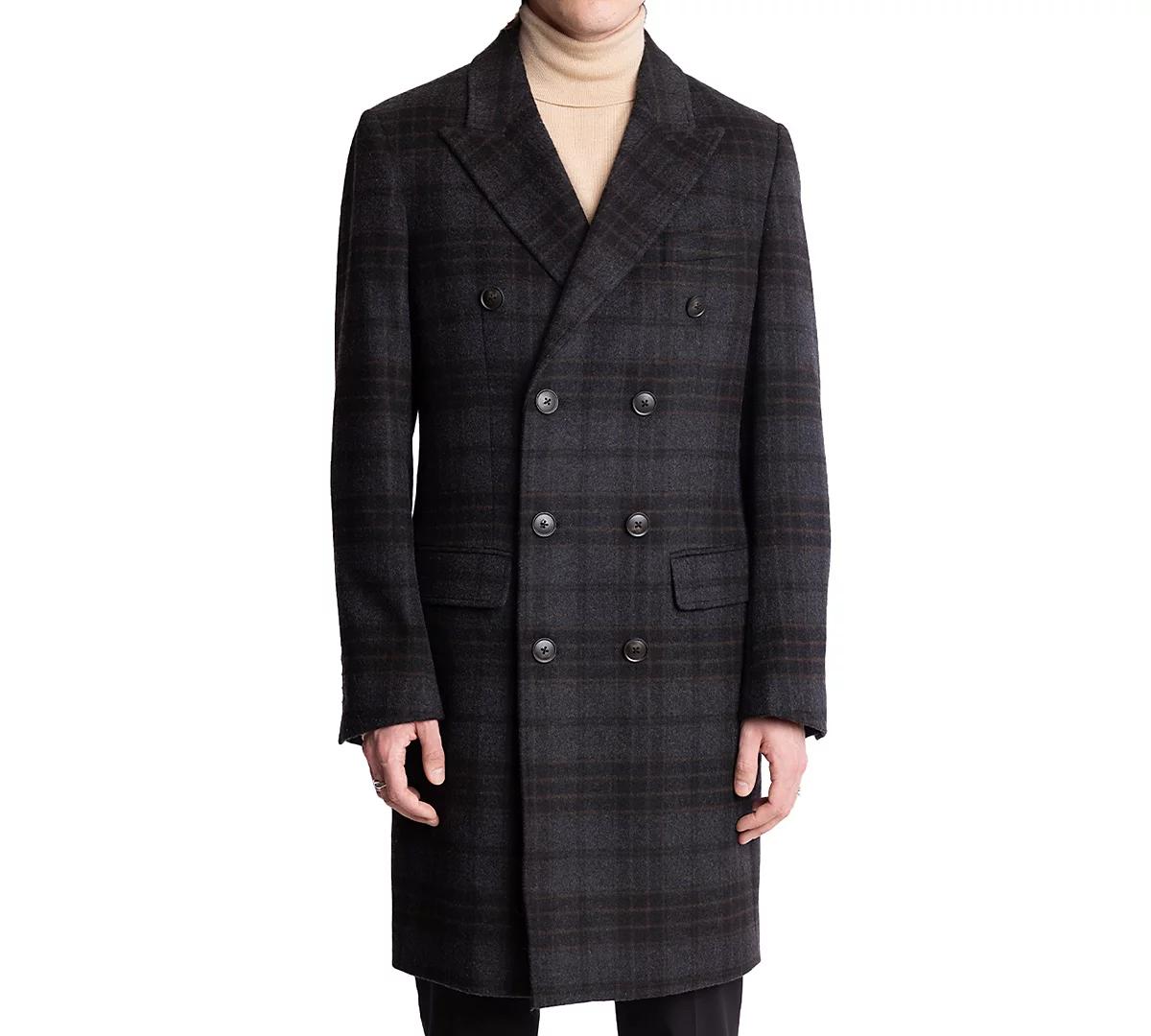 Paisley & Gray Men's Peak Double Breasted Coat