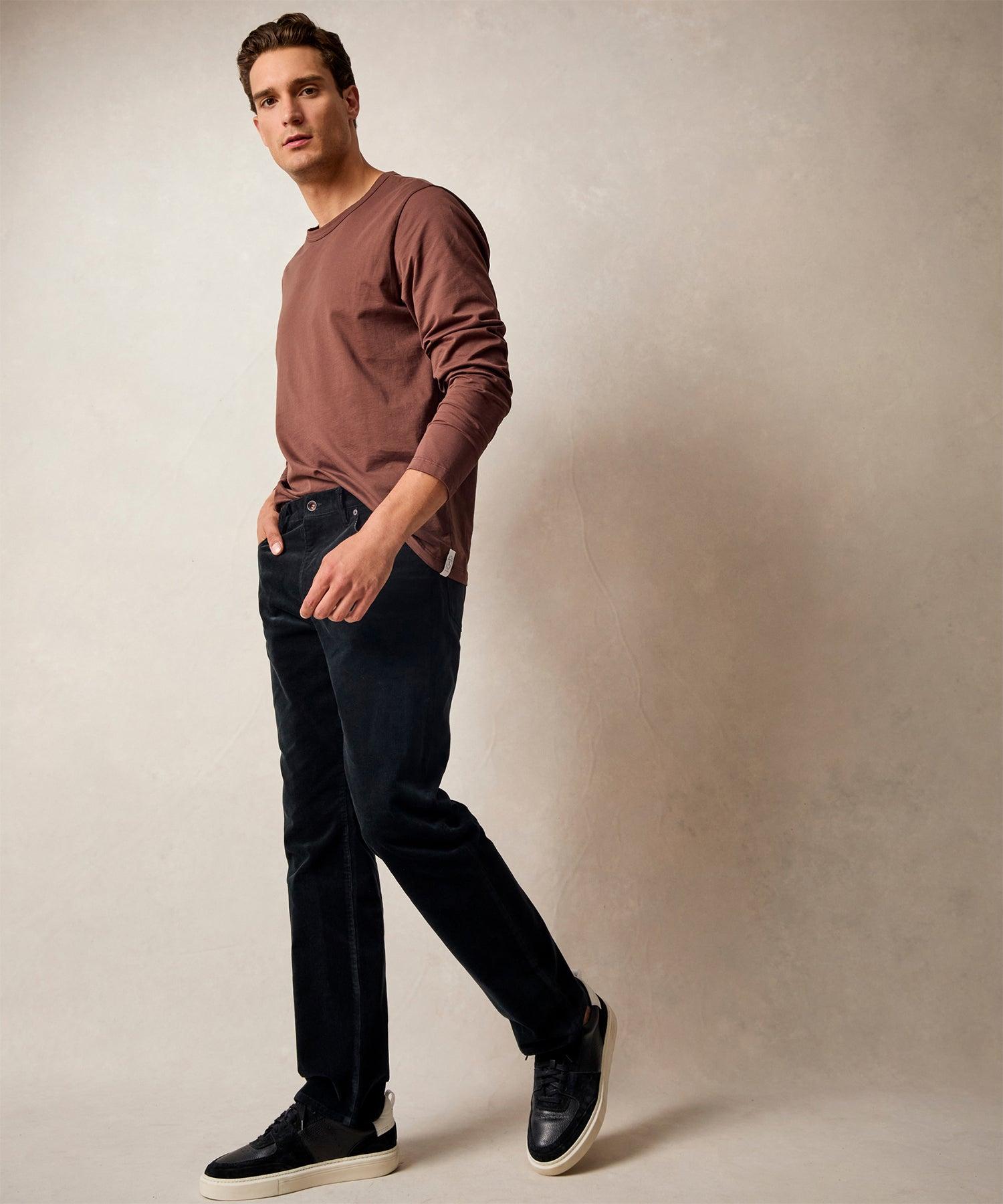 Vintage Straight Fit 5-Pocket Corduroy Pant